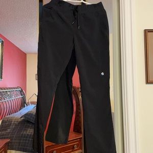 Black scrub pants